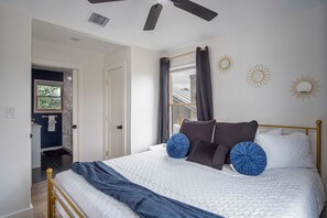 1 soverom, strykejern/-brett, wi-fi og sengetøy