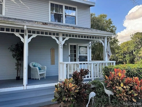 Entire condo overlooking the canal with a community pool in charming Inverness