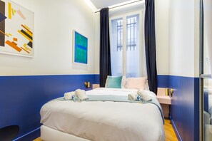 Appartement | 1 slaapkamer, een laptopwerkplek, een strijkplank/strijkijzer
