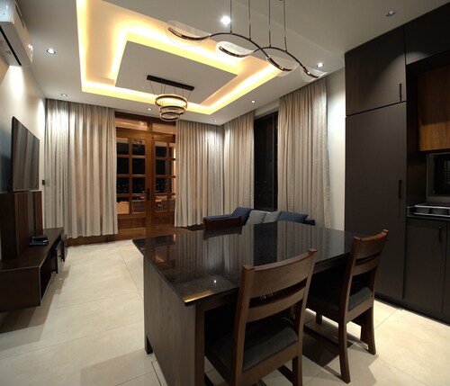 Central 2-bedroom apartment in vibrant Kigali with City View