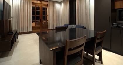 Central 2-bedroom apartment in vibrant Kigali with City View