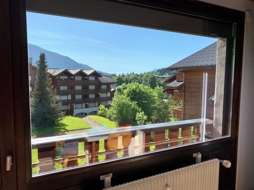 Mountain studio in the center of Les Carroz, ideal for couples and small families.