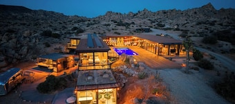 Iconic 7,000sf Glass Villa w/ 2 Pools on 350 Acres