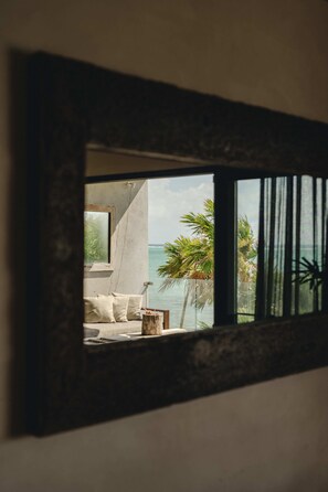 Luxury Apartment, Beach View | View from room