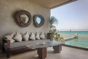 Departamento Elite, vista a la playa | Terraza o patio