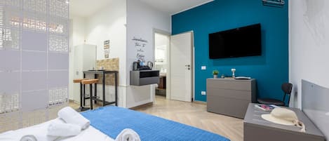 1 室のベッドルーム、WiFi、ベッドシーツ
