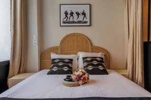 Apartamento | 1 dormitorio, tabla de planchar con plancha, ropa de cama