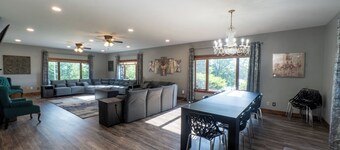 Trek & Relax: Countryside Home w/Hot tub+Water Views+Fishing+Grill+Campfire+