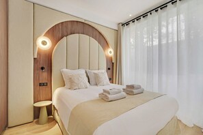 公寓 | 2 多间卧室、笔记本电脑工作区、熨斗/熨衣板、床单