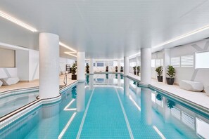 Indoor pool, a heated pool