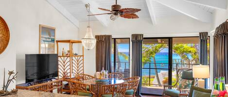Gorgeous ocean view from the kitchen, so you can enjoy the scenery while preparing meals or drinks. NAP-C37