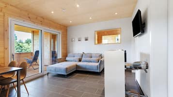 Fernseher, Kamin