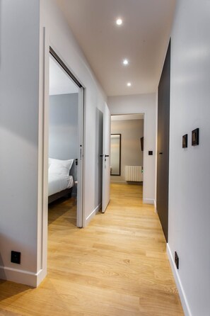 公寓 | 2 間睡房、手提電腦工作空間、熨斗/熨衫板、床單