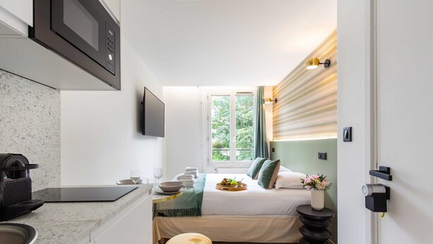 Apartment | 1 bedroom, iron/ironing board, bed sheets - Cosy Studio - 2P - Exhibition Center / Tour Eiffel (Paris)