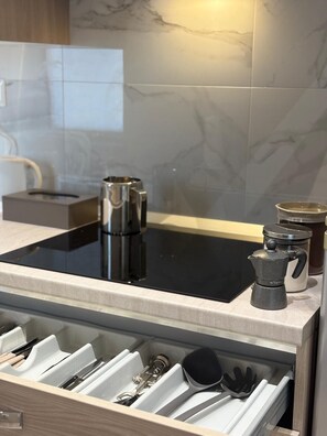 Microwave, oven, stovetop