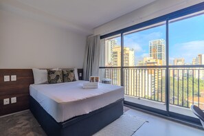 Studio | Blackout drapes, soundproofing, iron/ironing board, free WiFi - Urbic Sabiá (São Paulo)