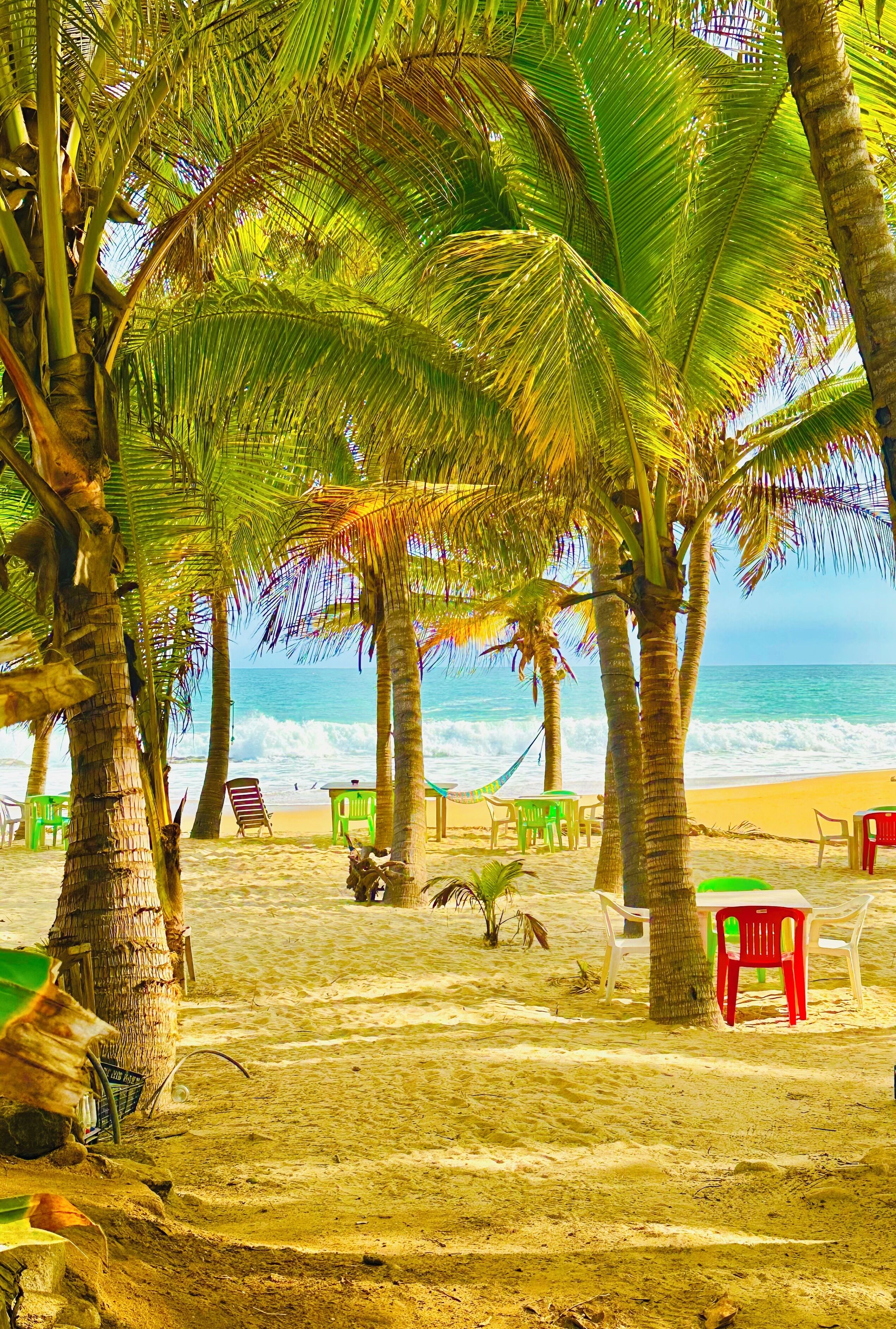 サンラウンジャー、ビーチタオル