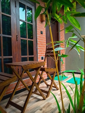 Double Room, Garden View | Desk, laptop workspace, soundproofing, iron/ironing board