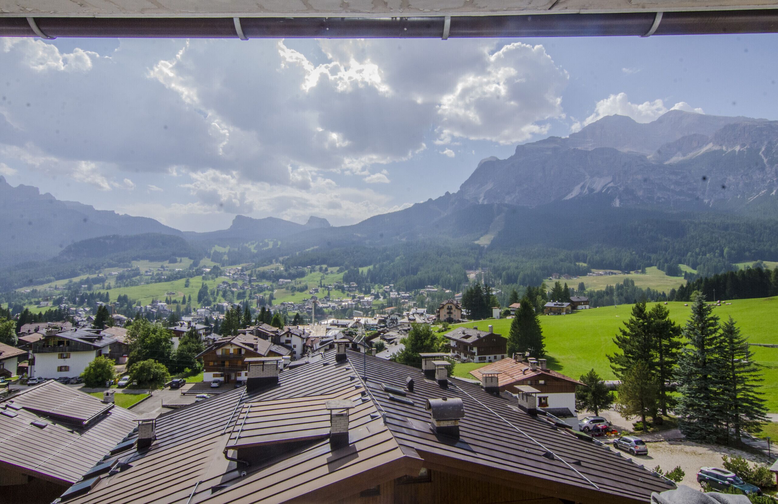 Blick von der Unterkunft