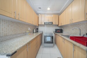 شقة | 1 غرفة نوم وخدمة الإنترنت