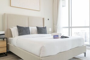 شقة | 1 غرفة نوم وخدمة الإنترنت