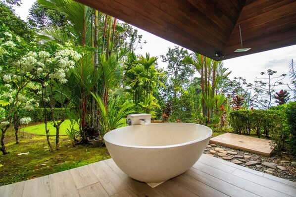 Property grounds - Stunning 3 bedrooms ocean view luxury villa (Uvita)