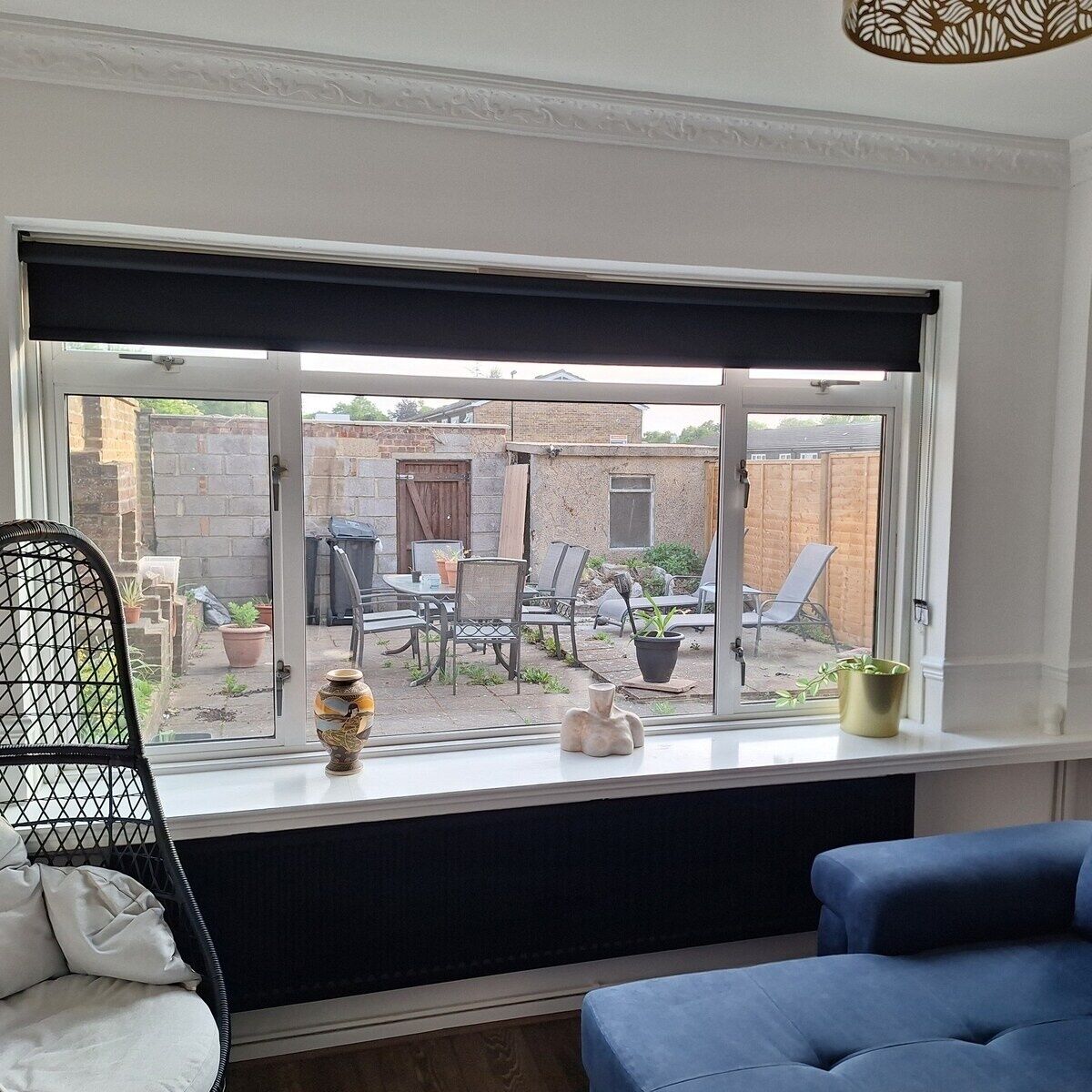 Smart-tv en een open haard