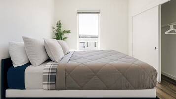 Iron/ironing board, WiFi, bed sheets