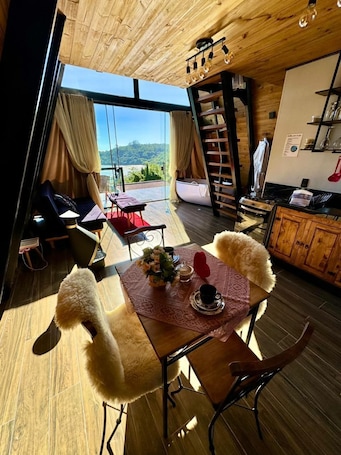 Classic Chalet, Sea View | Private kitchen