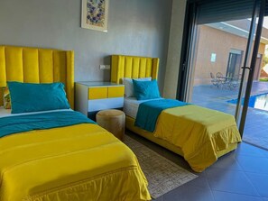 5 habitaciones, internet y ropa de cama 