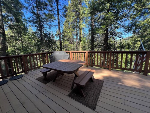 Charming Mountain Chalet  with AC/Heating in Camp Connell.