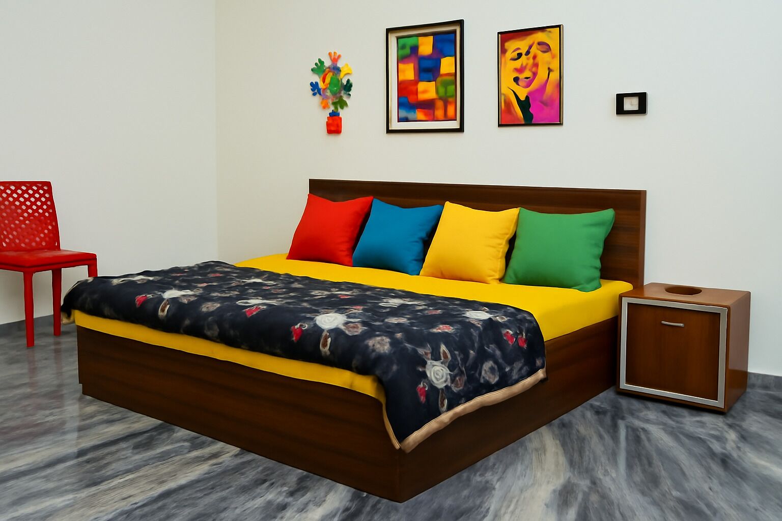 Deluxe Double Room, Balcony | Egyptian cotton sheets, premium bedding, free minibar, cribs/infant beds