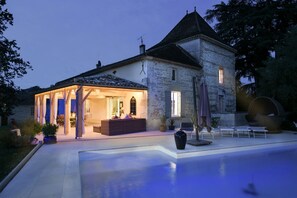 Una piscina climatizada