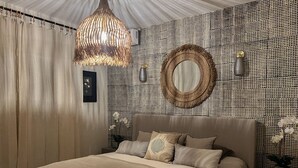 5 sovrum, strykjärn/strykbräda och sängkläder