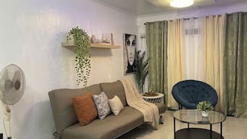 Villa, 2Â Schlafzimmer, barrierefrei, eigener Pool | Wohnzimmer