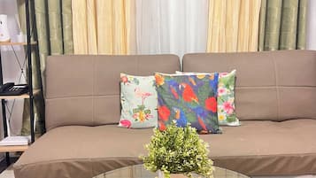 Villa, 2 Schlafzimmer, barrierefrei, eigener Pool | Wohnbereich