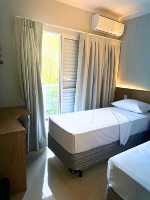 Luxury-Zweibettzimmer, Balkon | Kostenloses WLAN