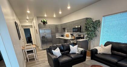 Brand new construction, stylish 3BR/2BA apartment in Laramie 1 blk from campus
