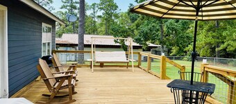 Peek a Boo Lake View home in beautiful  Sam Rayburn neighborhood