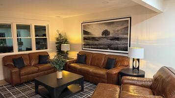 Televisión, chimenea, videojuegos