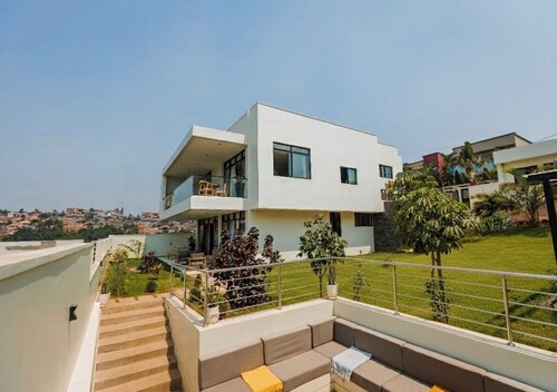 NEW luxury Villa, private outdoor space terrace with a view