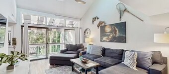 Low country lagoon close to Sea Pines and coligny Beach