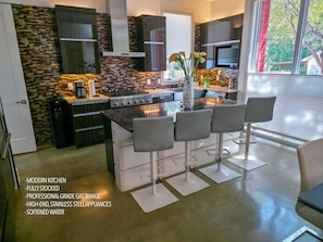 Oven, stovetop, dishwasher