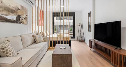 Exclusivo apartamento con terraza privada, piscina, gimnasio y coworking en Madrid