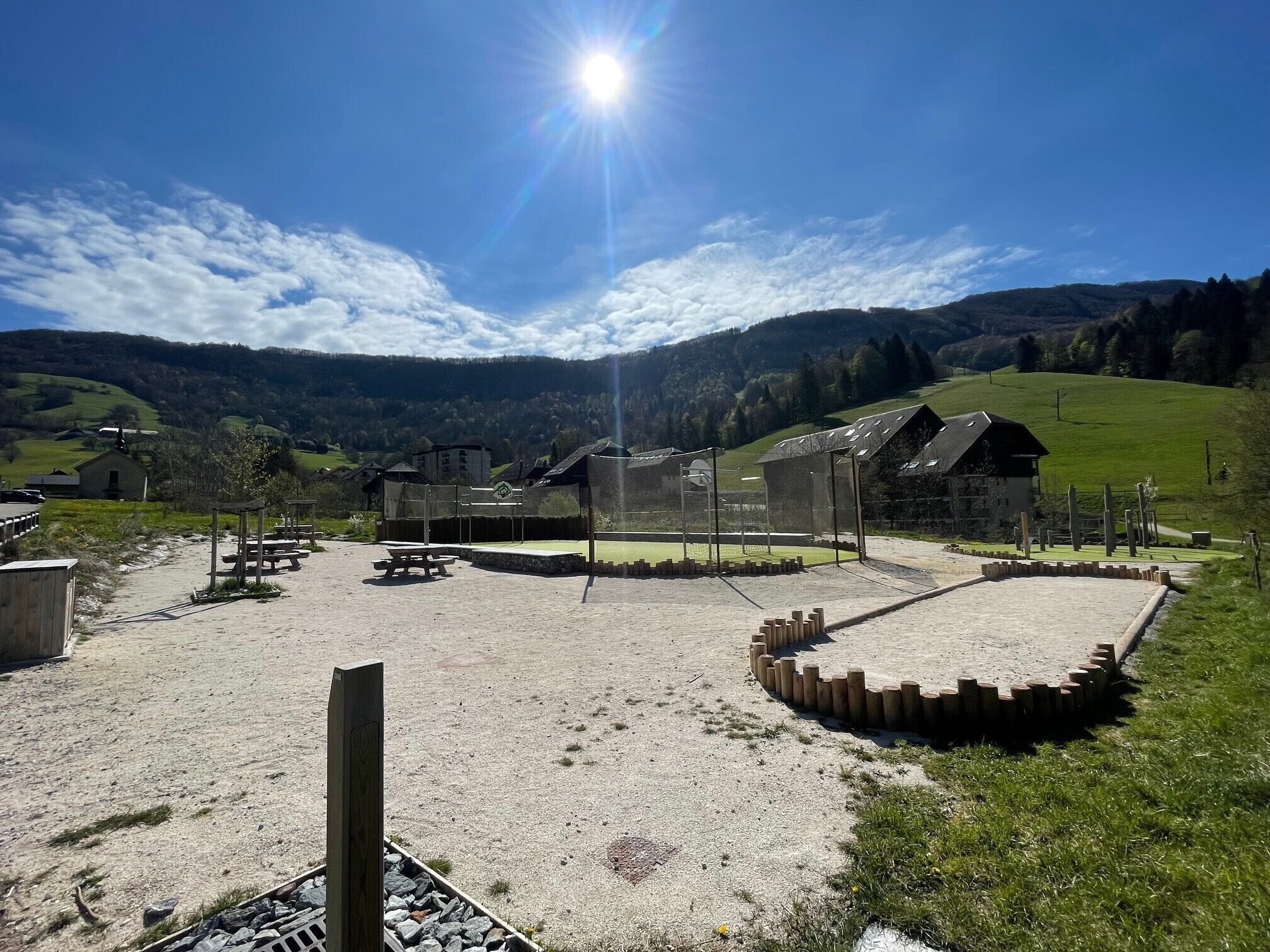 Enceinte de l’hébergement