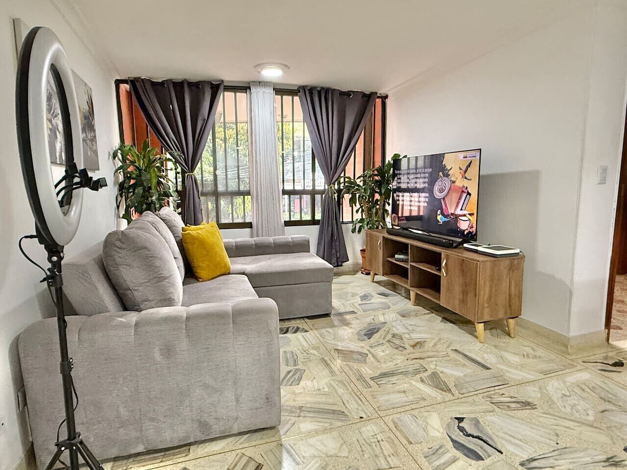 Televisie en een stereo