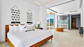 Comfort Condo, 2 Bedrooms, Balcony, Beach View | Langsir/tirai gelap terus, seterika/papan seterika, Wi-fi percuma