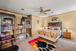 3 bedrooms, iron/ironing board, travel crib, free WiFi