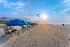 On the beach