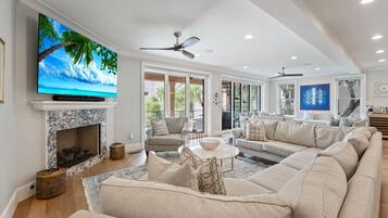 Smart TV, foosball, table tennis